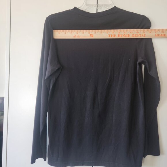 Balmain Paris Black Long Sleeve T-Shirt Size Small 100% Cotton Read Description - Picture 12 of 12